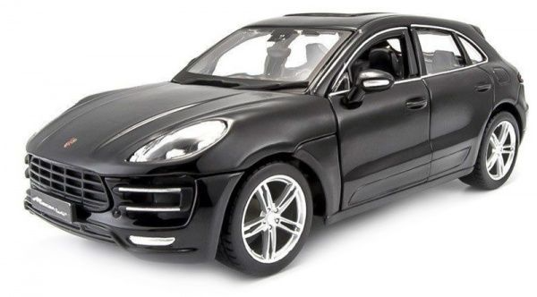 Автомодель Bburago 1:24 Porsche Macan чорний 18-21077